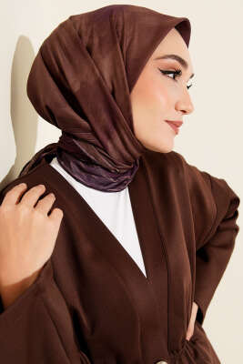 Batik Desen Demore Eşarp Mor - VERTU (NYD TEKSTİL)