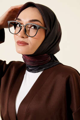 Batik Desen Demore Eşarp Siyah - Başörtüsü