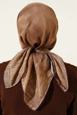 Batik Desen Demore Eşarp Yağ Yeşili - Başörtüsü