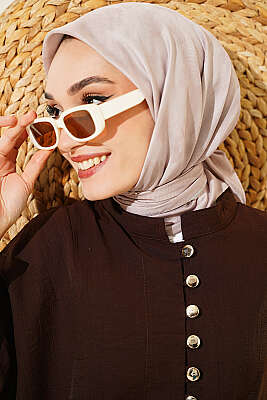 Batik Desen Soft Eşarp Kum Bej 