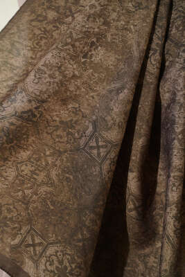 Batik Motifli Modal Şal Çağla Yeşili - Başörtüsü