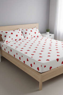 Battal Lastikli Çarşaf Yastık Takım Asorti 1 - HOBBY HOME