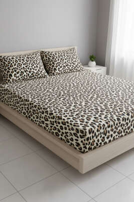 Battal Lastikli Çarşaf Yastık Takım Asorti 2 - HOBBY HOME