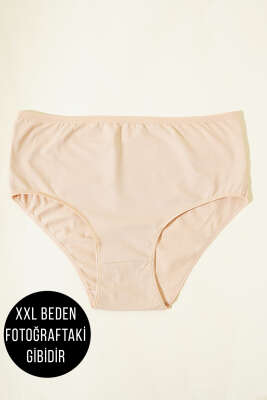 Bayan 6`lı Basıc Külot Ten - Slip Külot