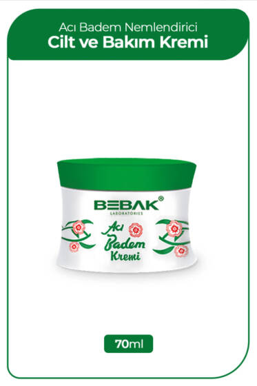 Bebak Acı Badem Kremi 70 ml - El Kremi