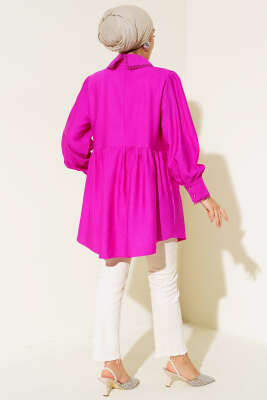 Bebe Yaka Dantelli Tunik Menekşe - 500-700 TL Ürünler