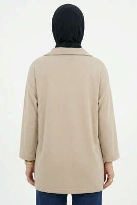 Bebe Yaka Detaylı Tunik Bej - Yılın Fırsatı