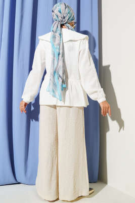 Bebe Yaka İp Bağlamalı Kimono Ekru - 500-700 TL Ürünler