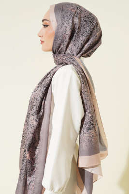 Bej Serisi Soft Şal Asorti 2 - Başörtüsü