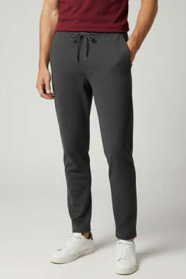 Bel Bağcıklı Salaş Erkek Pantolon Füme - GUNS (DİGA)