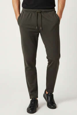 Bel Bağcıklı Salaş Erkek Pantolon Haki - GUNS (DİGA)