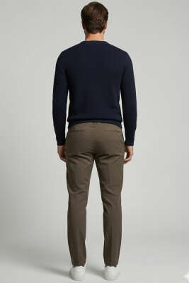 Bel İp Bağcıklı Dar Paça Erkek Pantolon Antrasit - Erkek Pantolon