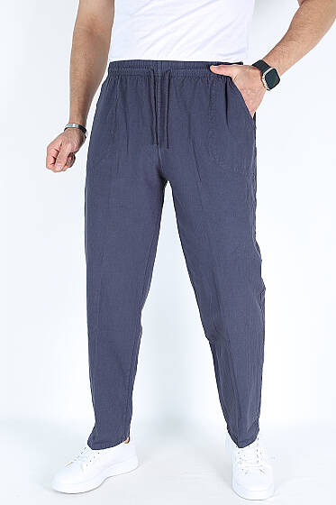 Bel İpli Erkek Jogger Pantolon Antrasit - Erkek Pantolon