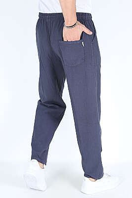 Bel İpli Erkek Jogger Pantolon Antrasit - Erkek Pantolon