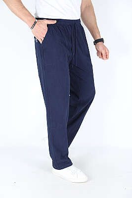 Bel İpli Erkek Jogger Pantolon Lacivert 