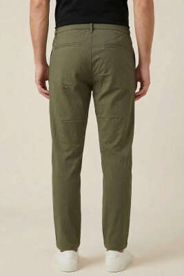 Bel İpli Jogger Erkek Pantolon Haki - Erkek Pantolon