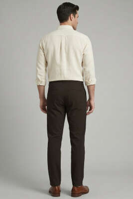 Bel İpli Jogger Erkek Pantolon Kahve - Babalar Günü