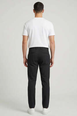 Bel İpli Jogger Erkek Pantolon Siyah - Erkek Pantolon