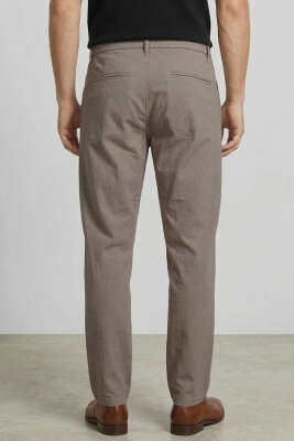 Bel İpli Jogger Erkek Pantolon Vizon - Erkek Pantolon