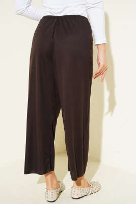 Bel Lastik Detaylı İçlik Kahve - Kadın İçlik