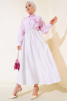 Bel Lastikli Çan Etek Taş - Uzun Etek