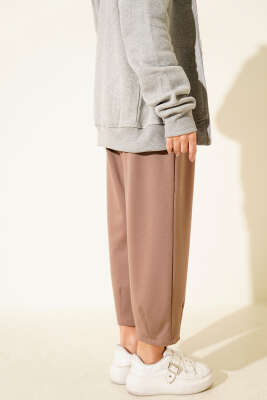 Bel Lastikli Çımalı Loyşa Pantolon Kahve - Yılın Fırsatı