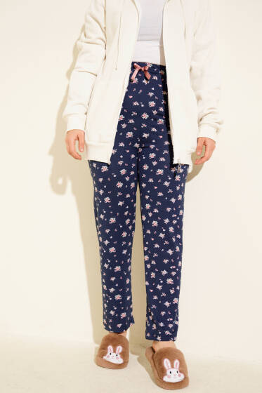 Bel Lastikli Desenli Pijama Altı Parlement - Pijama