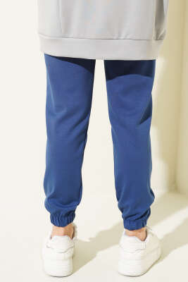 Bel Lastikli İpli Jogger Pantolon Lacivert - Pantolon