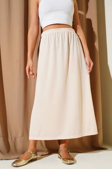 Bel Lastikli Jipon Pudra - Jüpon