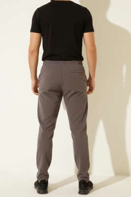 Bel Lastikli Micro Erkek Eşofman Altı Haki - Erkek Eşofman Alt