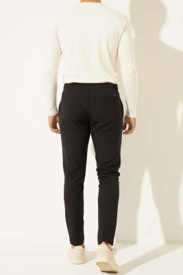 Bel Lastikli Micro Erkek Eşofman Altı Siyah - Erkek Eşofman Alt