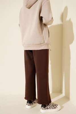 Bel Lastikli Scuba Cepli Pantolon Kahve - Pantolon