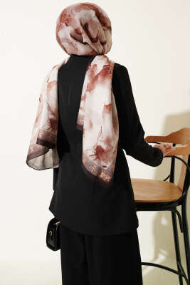 Bel Pensli Düğmeli Blazer Ceket Siyah - Ceket