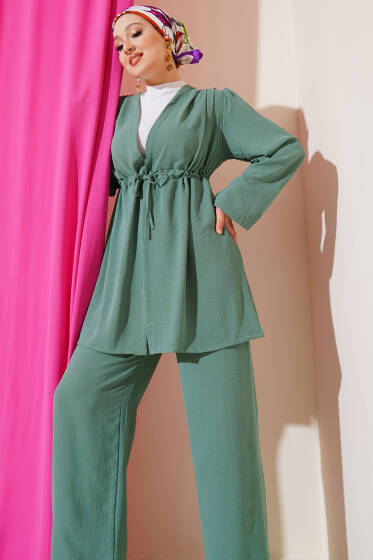 Bel Tünelli Ayrobin İkili Takım Çağla Yeşili - İkili Takım