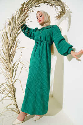 Bel Tünelli Bebe Yaka Elbise Benetton - FİXAY