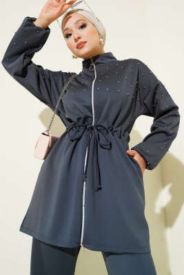 Bel Tünelli Boncuklu Scuba İkili Takım Füme - Scuba Ürünler