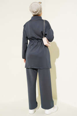 Bel Tünelli Boncuklu Scuba İkili Takım Füme - Scuba Ürünler