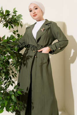 Bel Tünelli Kap İkili Takım Haki - İkili Takım