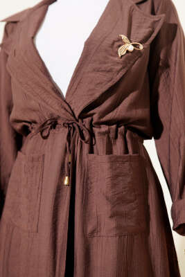 Bel Tünelli Kap İkili Takım Kahve - İkili Takım