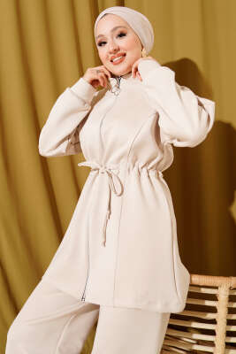 Bel Tünelli Scuba İkili Takım Bej - Scuba Ürünler