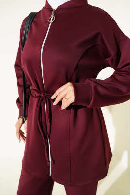 Bel Tünelli Scuba İkili Takım Bordo - Scuba Ürünler