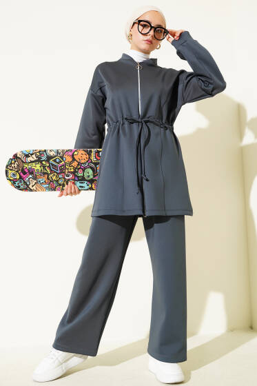 Bel Tünelli Scuba İkili Takım Füme - Scuba Ürünler