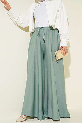 Beli Ayarlanabilir İpli Pantolon Etek Mint - THANKS