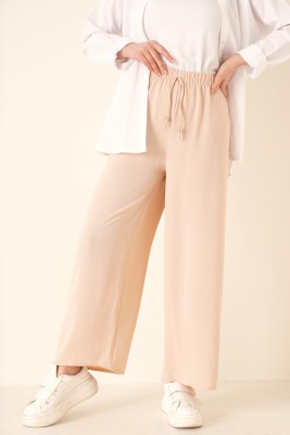 Beli ipli Ayrobin Krem Pantolon - Pantolon