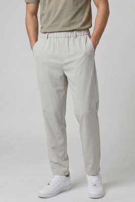 Beli Lastikli Cepli Erkek Pantolon Gri - MARRAKECH