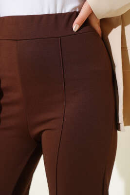 Beli Lastikli Çımalı Pantolon Kahve - 100-300 TL Ürünler