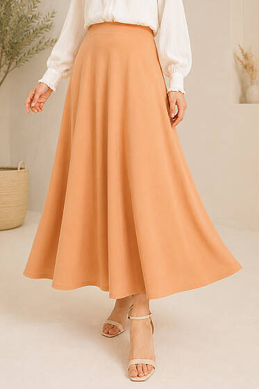 Beli Lastikli Kloş Basic Etek Büsküvi - 100-300 TL Ürünler