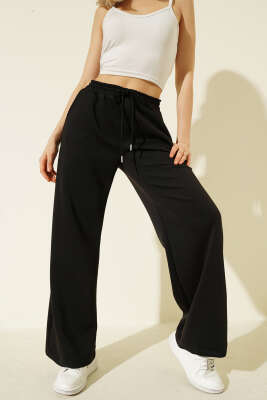 Beli Lastikli Loyşa Pantolon Siyah - LEVURE