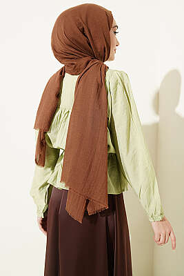 Beli Tünelli Salaş Kısa Gömlek Çağla Yeşili - Gömlek