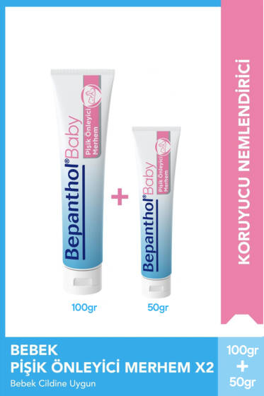 Bepanthol Bebek Pişik Kremi 100 ml+ 50 ml Avantaj Paketi - Anne & Bebek Bakım